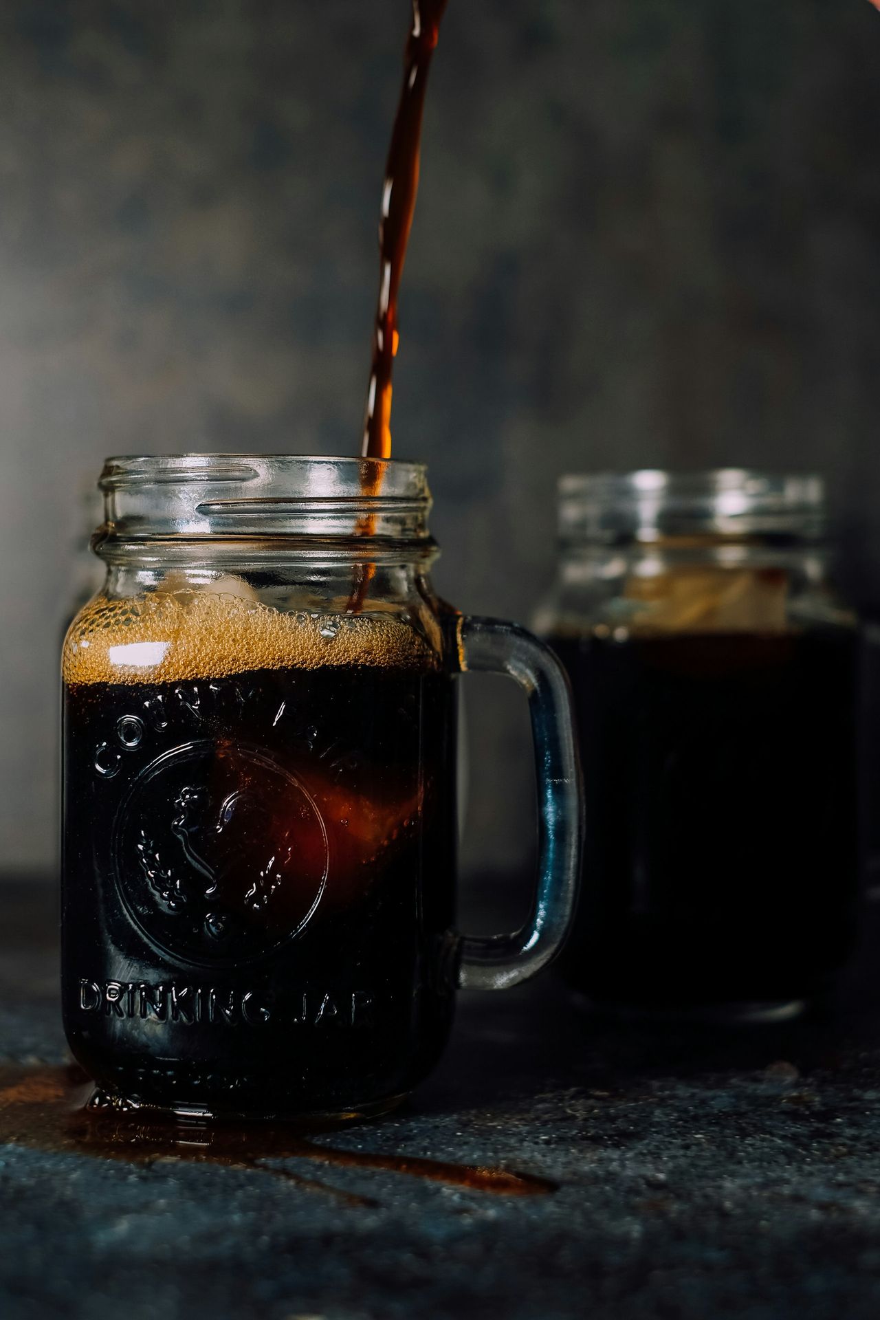 clear-glass mug